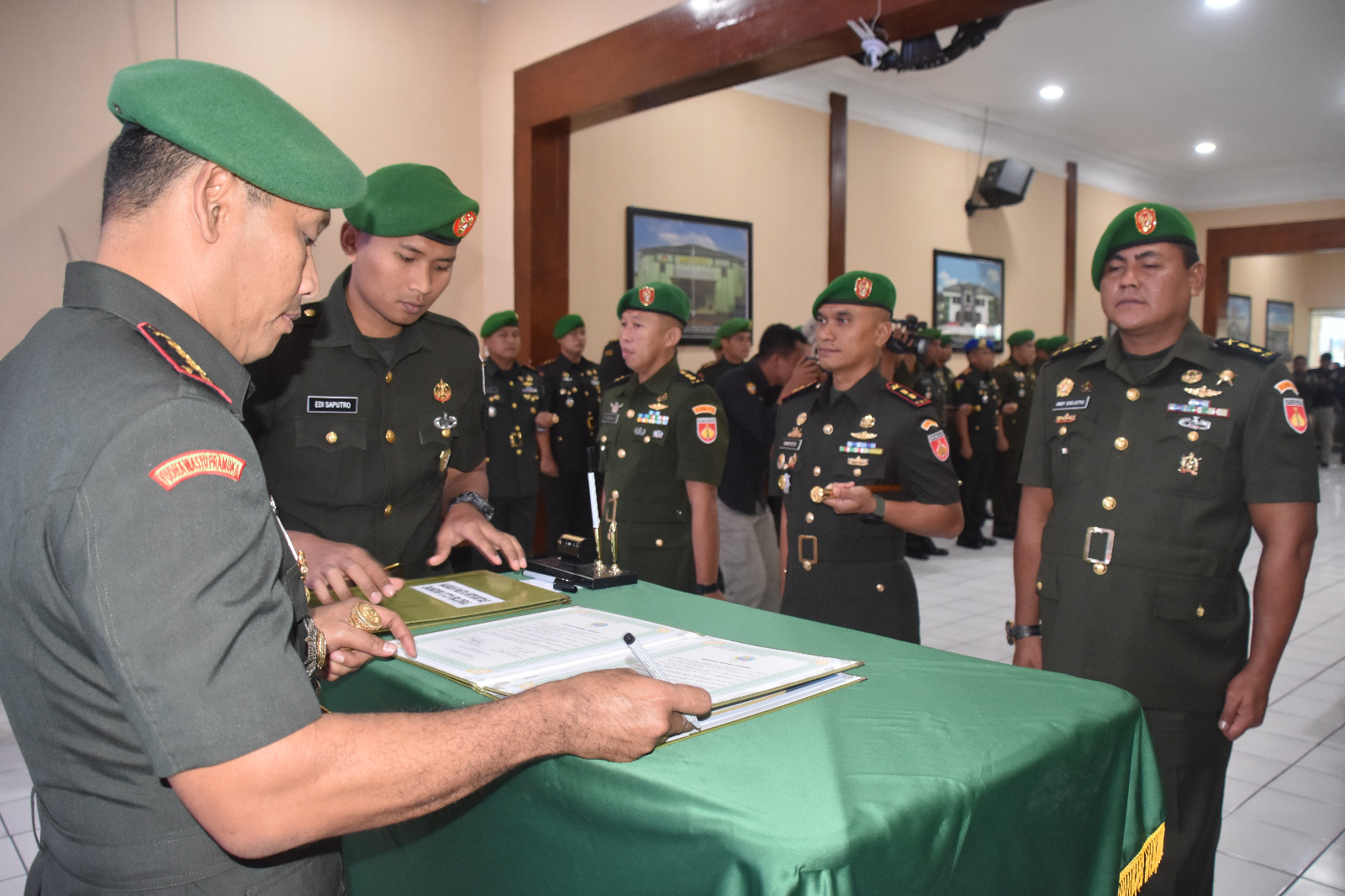 Danrem 073/Makutarama Memimpin Sertijab Dandim 0716/Demak dan Dandim 0721/Blora